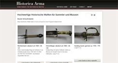 Desktop Screenshot of historica-arma.com